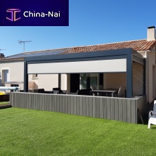Pergola cover with solar protection canvashome
