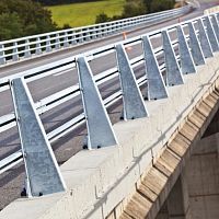 Metal railing BN4with barsoutdoorfor decks