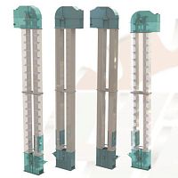 Bucket elevator for the food industry CPDE-7000-15000column typefor grainfor bulk materials