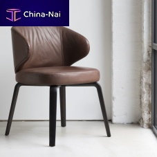 Contemporary chair MUDIindoorfabricleather