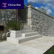 Travertine flooring TRAKnatural stonefor outdoor usepatio