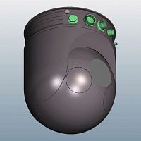 Video surveillance camera system OctoPodfor aircraftwith night vision