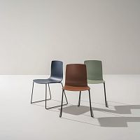 Contemporary chair AAVA 02indoorfabricleather