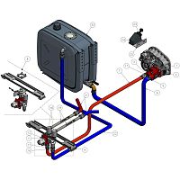 Hydraulic motor hydraulic power unit 721453.xxoilfor truckspump