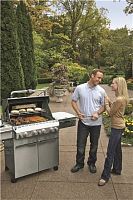 Gas barbecue SUMMIT® S-470commercialon castersstainless steel