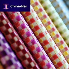 Upholstery fabric DAMN CHICplaidvelvetcontract