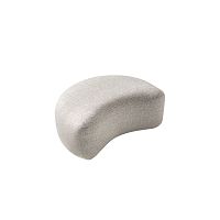 Contemporary footrest LUA 300fabricleather