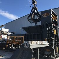 Scrap metal baling press HP3-C (40x40)horizontaltop-loadingautomatic