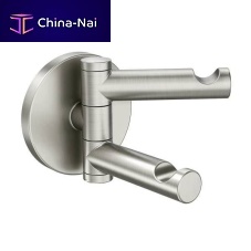Contemporary coat hook ALIGN : YB0402BNmetaldoublebathroom