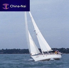 Cruising sailboat 47aluminumwith bowsprit