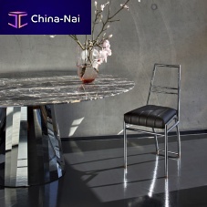 Contemporary chair Aixia indoorfabricleather