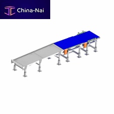 Industrial conveyor system for plastic bottles