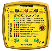 Earth loop impedance testing device EZ150 loop impedanceautomaticrelay