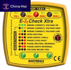 Earth loop impedance testing device EZ150 loop impedanceautomaticrelay
