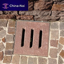 Natural stone floor drain patiodrive-oversquare