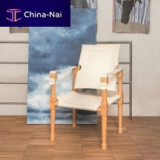 Original design chair MORETTAindoorfabriccowhide