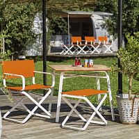 Contemporary stool AHOIBatyline®powder-coated steel basefolding