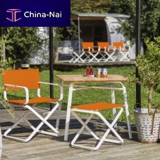 Contemporary stool AHOIBatyline®powder-coated steel basefolding