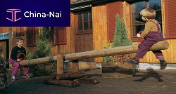 Wooden seesaw TILMANplayground