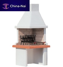 Charcoal barbecue CAPRIwood-burningfixedconcrete
