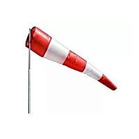 Airport windsock with mastinternally illuminated