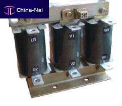 Three-phase harmonic filter reactor