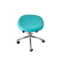 Dental stool height-adjustableon casters