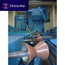 Roller conveyor shot blasting machine DS for tubesfor pipe