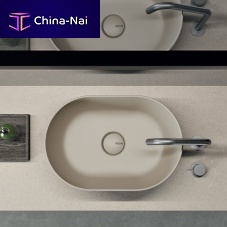 Countertop washbasin Creadleceramicwith mirrordouble