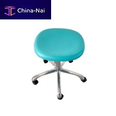 Dental stool height-adjustableon casters