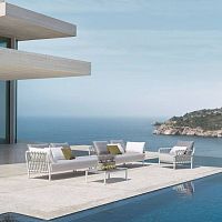Contemporary lounge garden set CARO Loungealuminumhomecommercial