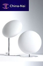 Table lamp LUaluminumglasscontemporary