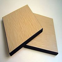 Bathroom laminated panel BLACK COREfor partition wallcoverHPL