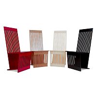 Contemporary chair PINWHEEL indoorbamboobamboo base