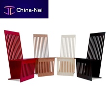 Contemporary chair PINWHEEL indoorbamboobamboo base