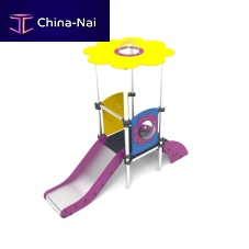 Upright slide MFI-01for playgroundstainless steelHDPE