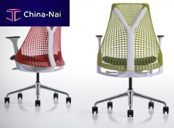 Dental laboratory stool MESH SEATwith backrestwith armrestson casters