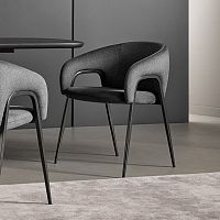 Contemporary chair Alleyindoorfabricleather