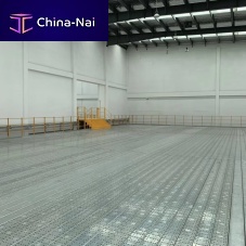 Work platform ISO9001,ISO14001,CEstoragefor the automotive industrywith safety railing