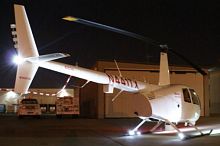 Landing lighting system positionfor helidecksfor helicopter