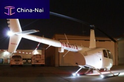 Landing lighting system positionfor helidecksfor helicopter