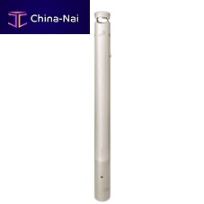 Pedestal ashtray wall-mountedstainless steelfor outdoor use