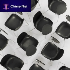Contemporary chair KALEIDOS indoorpolyamidesteel base