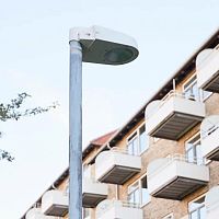 Urban lamp post AEROcontemporaryaluminumLED