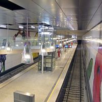 Stainless steel structural panel U-BAHNHOF MOOSBACHfor false ceilingwall-mountedfor facade cladding