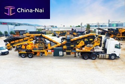 Impact crushing and screening plant MTK-100mobilesand productiontertiary