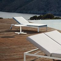 Contemporary sun lounger NAKfabricextruded aluminumgarden