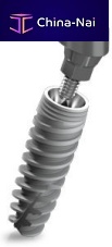 Titanium implant abutment TMA internal hexagonstraightangled