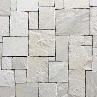 Natural stone veneer CASTLESTONE : ALASKAN WHITE