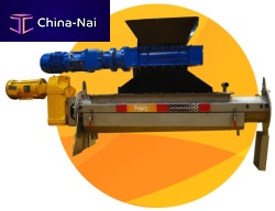 Stationary waste compactor Screwpactorscrew